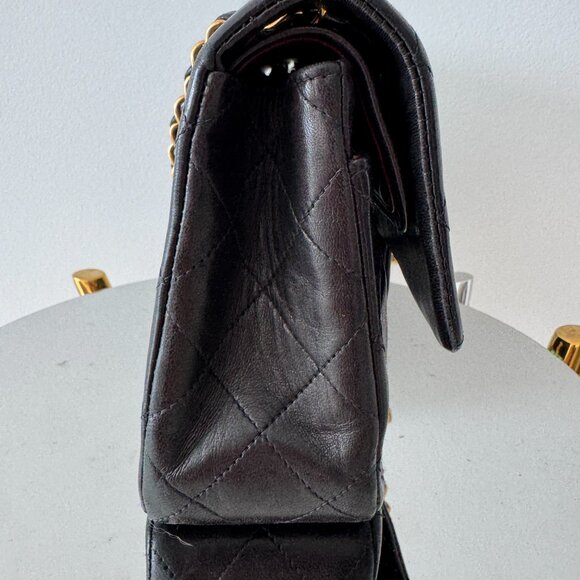 Chanel vintage black classic flap GHW - Picture 13 of 16